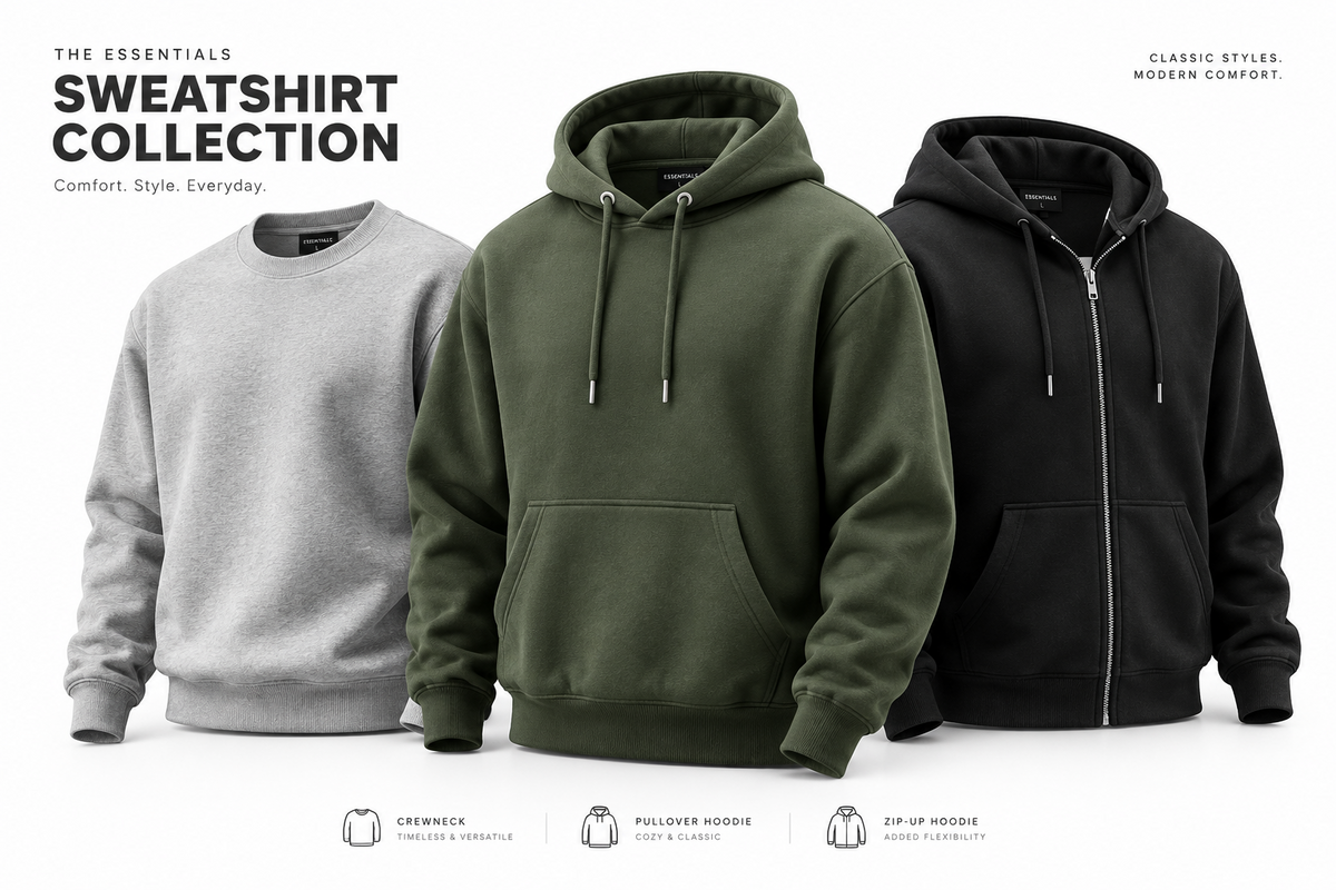 SWEATSHIRTS & HOODIES