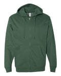 Custom Independent Trading Co. SS4500Z Midweight Hooded Full-Zip Sweatshirt