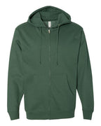 Custom Independent Trading Co. SS4500Z Midweight Hooded Full-Zip Sweatshirt